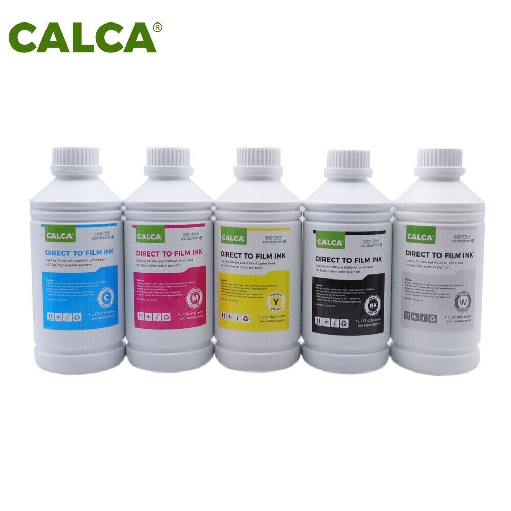 CALCA 1L Direct to Transfer Film Ink for Epson Printheads Water-based DTF Inks