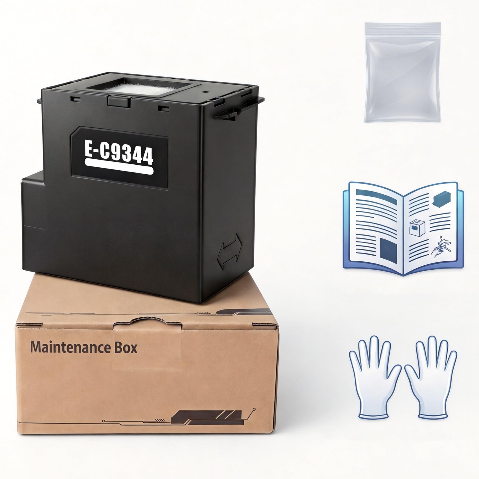 C9344 Maintenance Box for EcoTank ET-2840 ET-4810, XP-4200 XP-4100 XP-4105 XP...