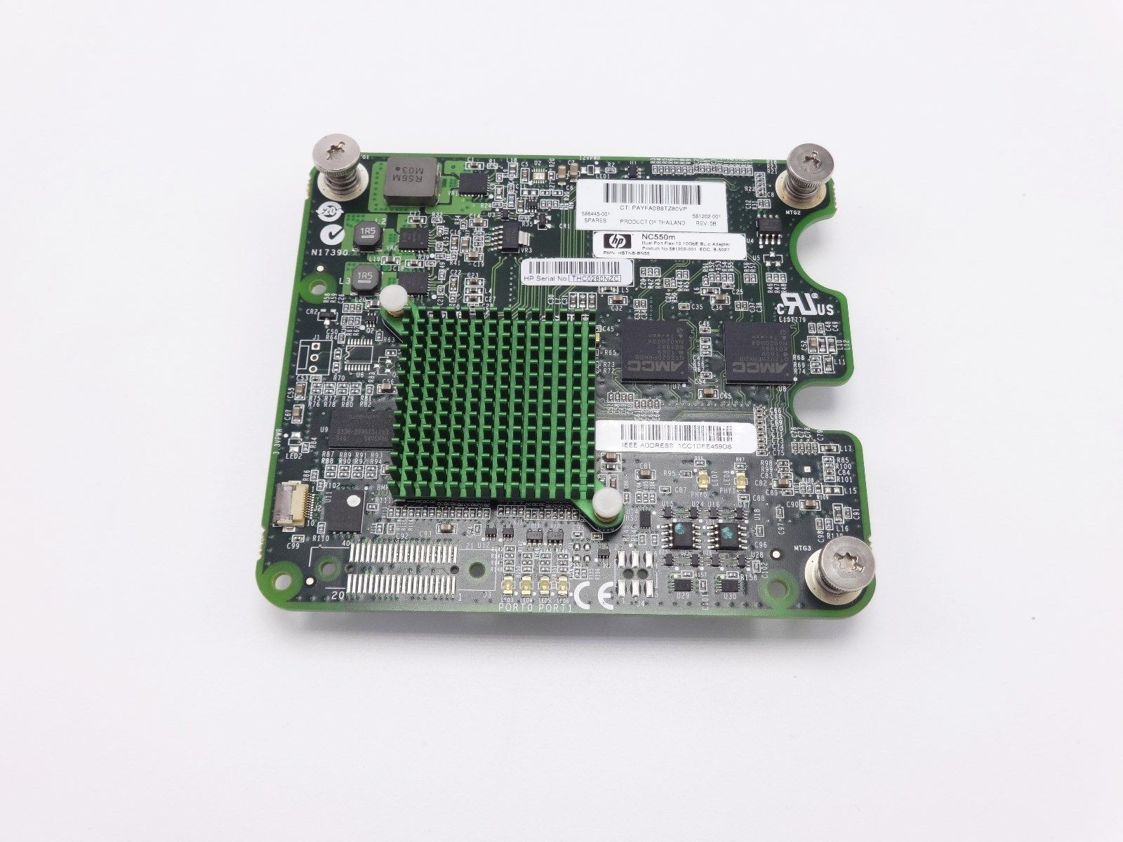 HP 586445-001 NC550m 10GB Dual Port PCIe x8 FLEX-10 Ethernet Adapter