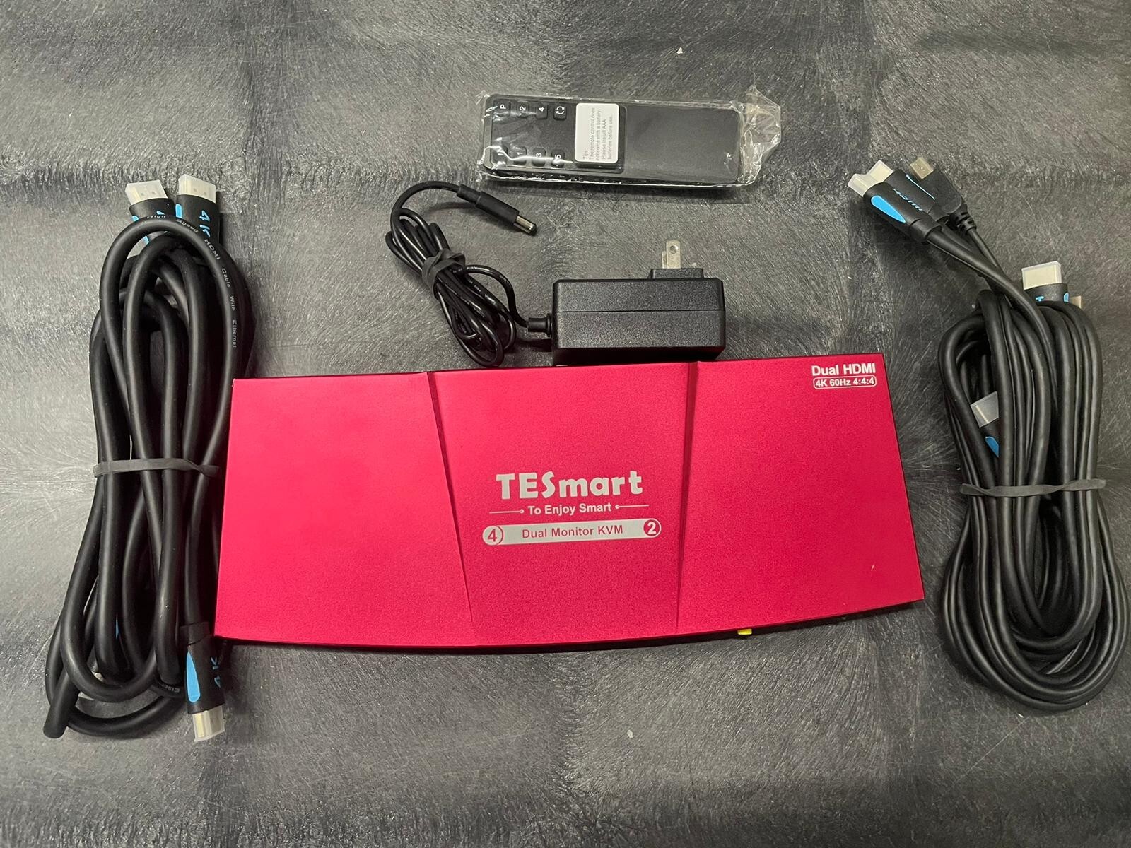 TESmart HKS0401A1U 4K 4-Port HDMI KVM Switch