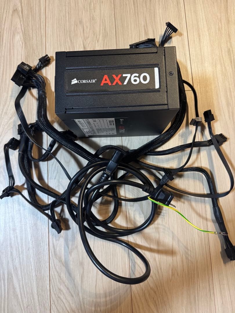 Corsair AX760 760W Fully Modular Power Supply Unit with Cables