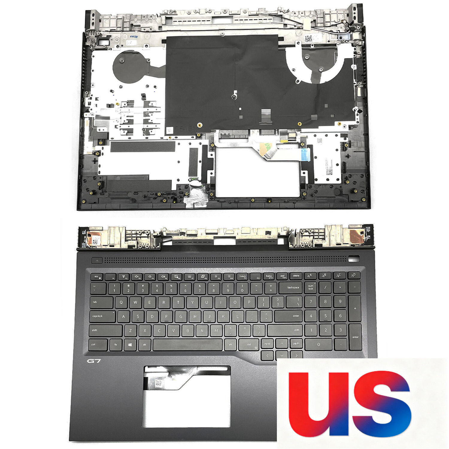 Dell G7 7700 17 US Black Palmrest w/Backlit Keyboard 0RC7PR RC7PR