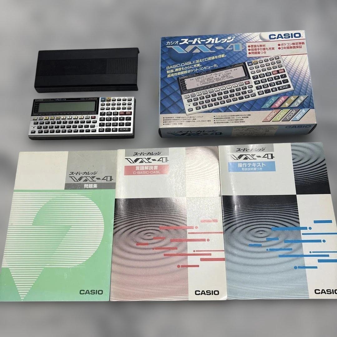 CASIO VX-4 Pocket Computer mini language Calculator Excellent from JP - FedEx