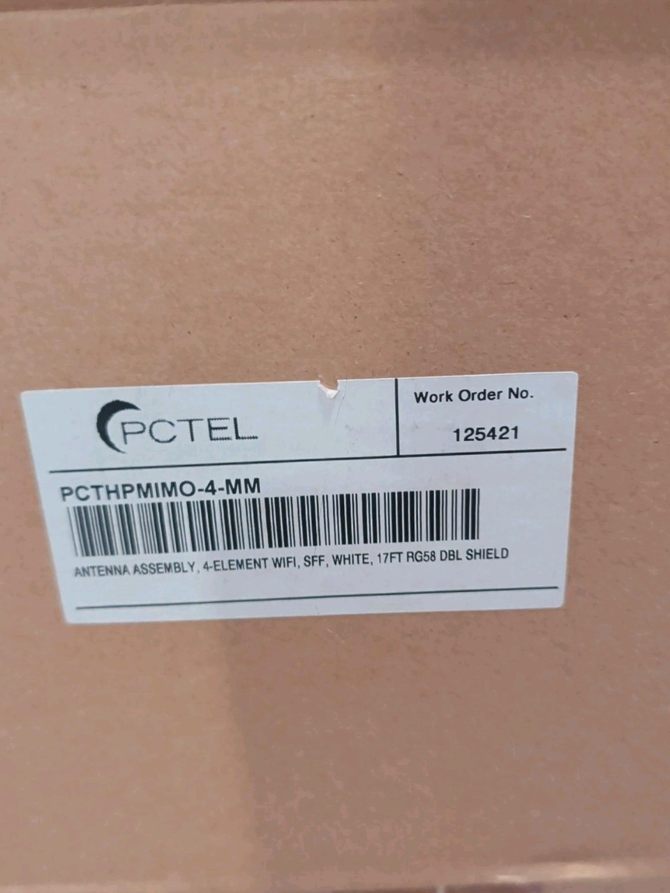 PCTEL PCTHPMIMO-4-MM 4-Element MIMO WiFi Antenna 2.4/5GHz 17ft RP-SMA NEW