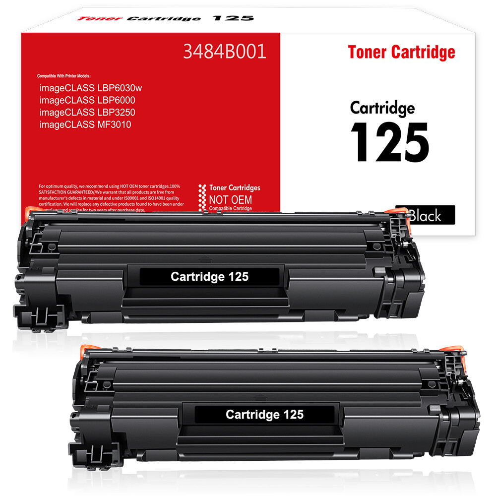 2PK CRG125 3484B001 Toner cartridge Compatible for Canon 125 imageCLASS LBP6030w