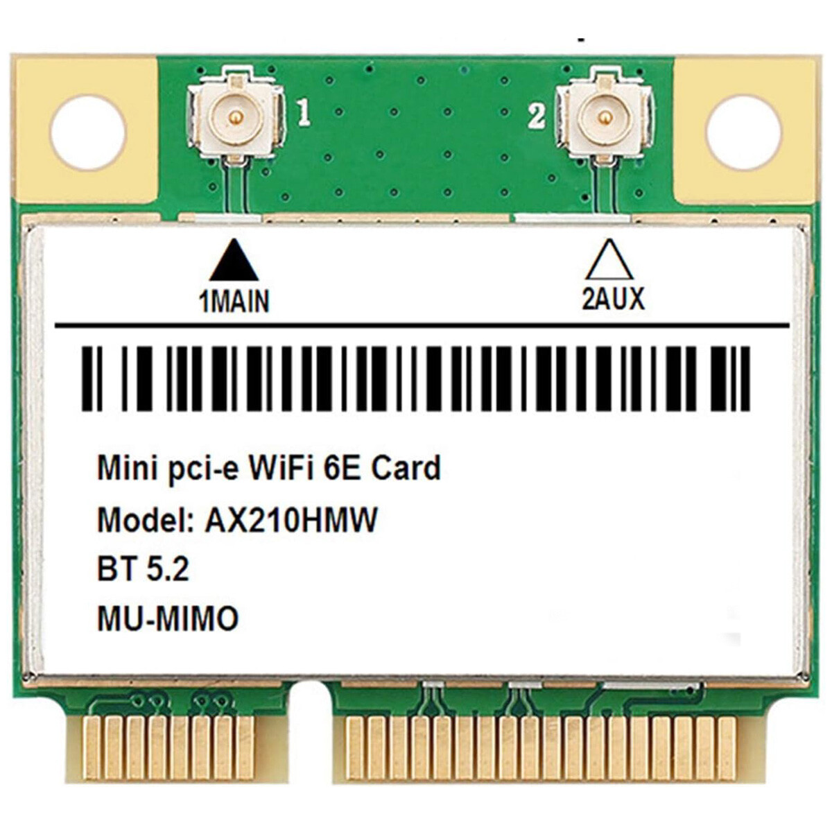 AX210HMW WiFi 6E Laptop Mini PCIe Wireless Card WiFi Bluetooth Network Adapter