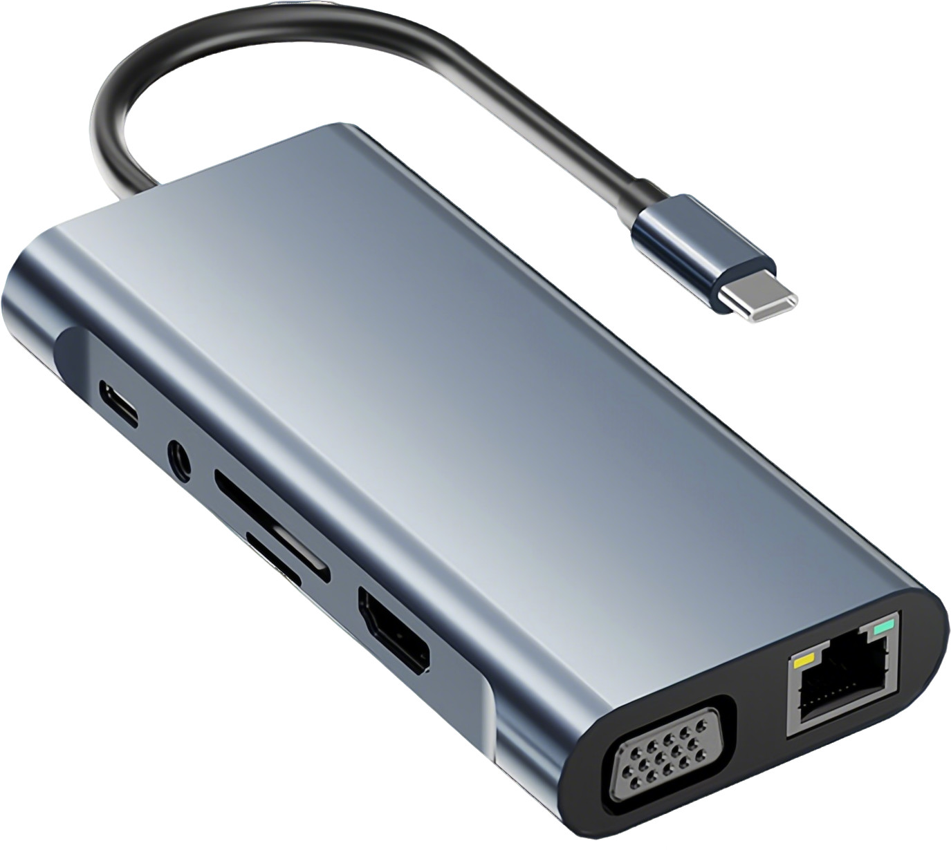 USB C HUB 11 in 1 Docking Station Compatible with MacBook Pro/Air USB C Adapter