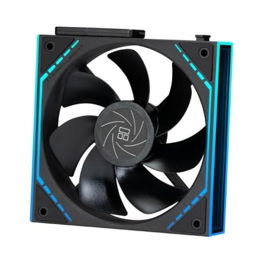 Thermalright TL-M12QR 120mm Reverse Case Fans, 1-Pack Reverse Airflow Black