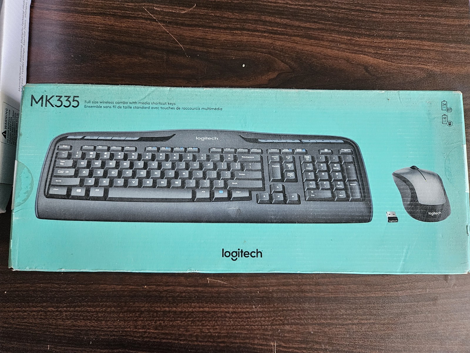 Logitech MK335 Wireless Keyboard And Mouse Combo Black 920-008478(A3)
