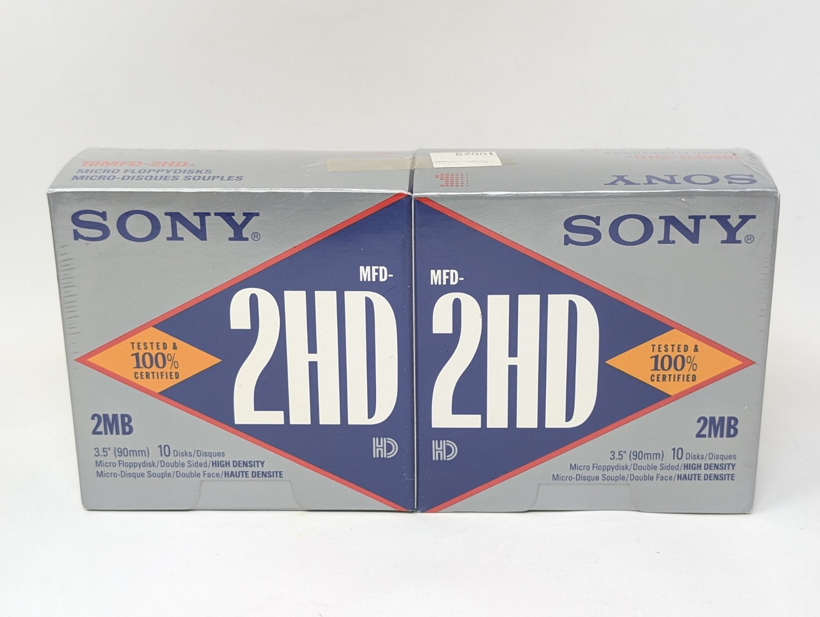 Sony MFD-2HD 2MB Micro Floppydisks - (2) 10 Packs - SEALED