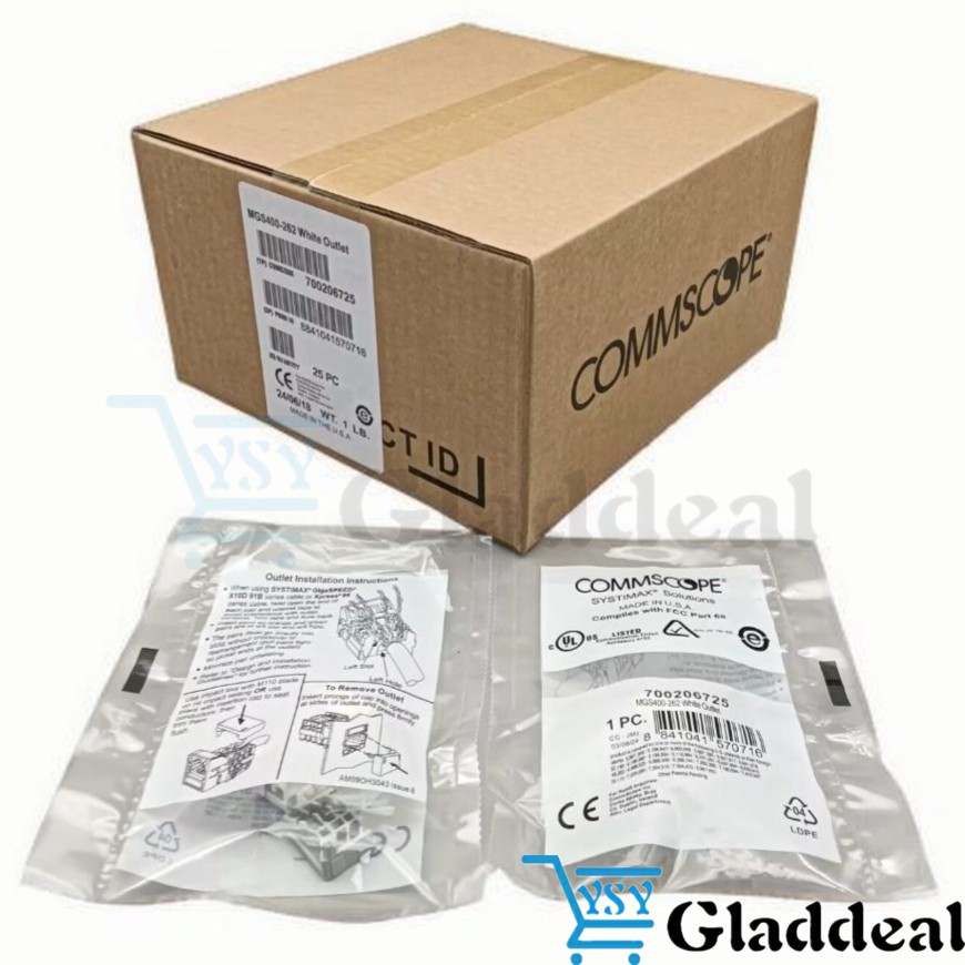 QTY:25 MGS400-262 Fit Commscope six types of network information module RJ45CAT6