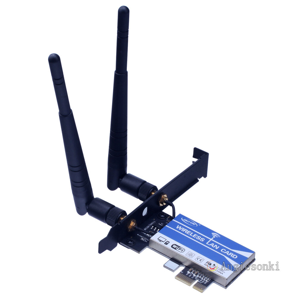 802.11a/b/g/n 300M Dual band  2.4/5G PC Desktop WIFI WLAN Card Network Adapter