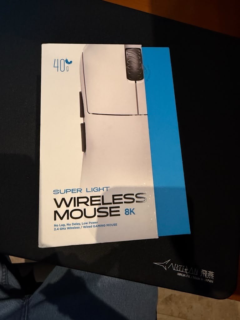 Lamzu Inca Gaming Mouse 8K Polling Rate, White