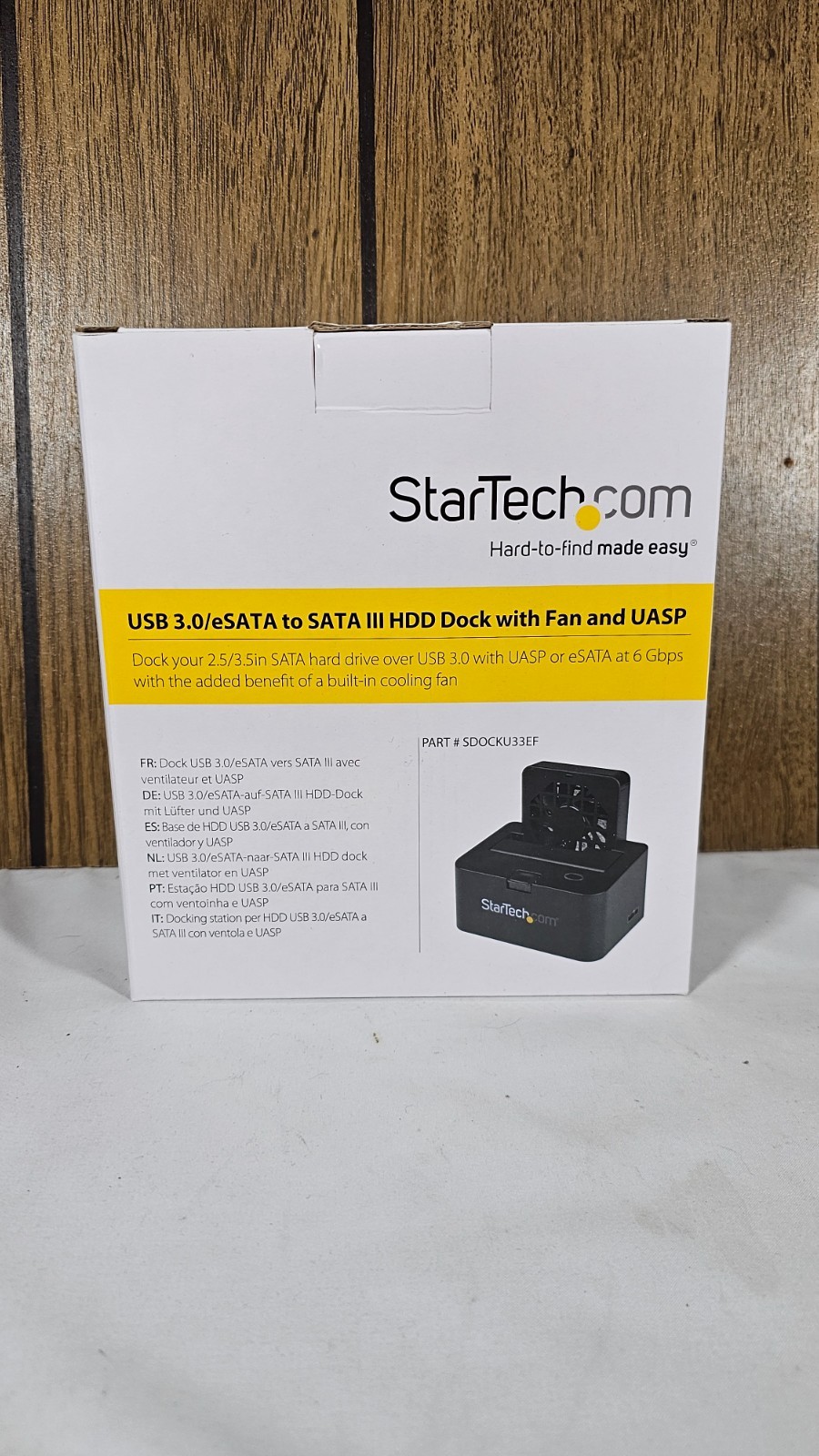 StarTech USB 3.0/eSATA to SATA III Hard Drive Docking Station with Cooling Fan