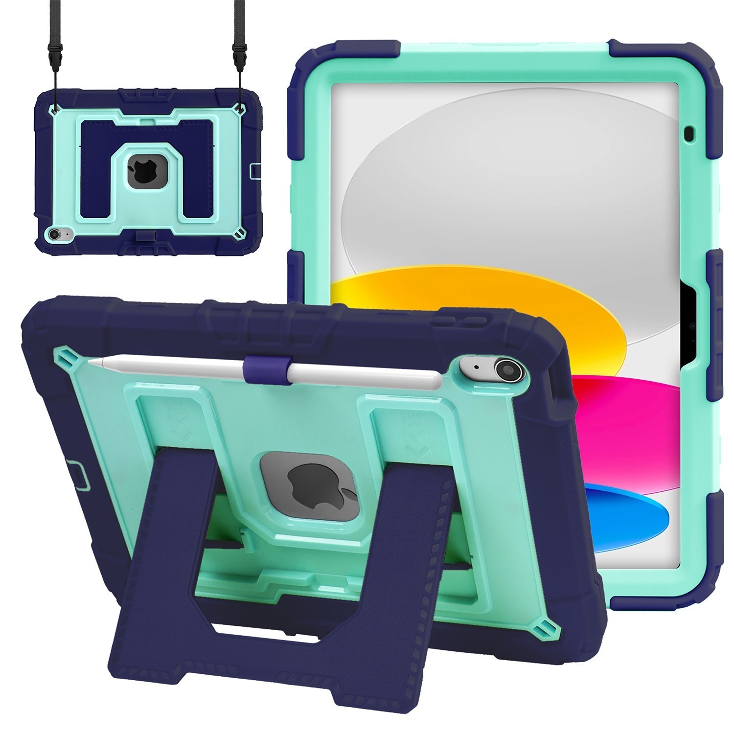 Vena iPad A16 Case For Kids, 10.9" iPad 10th Generation Case iPad 11th Gen Cover