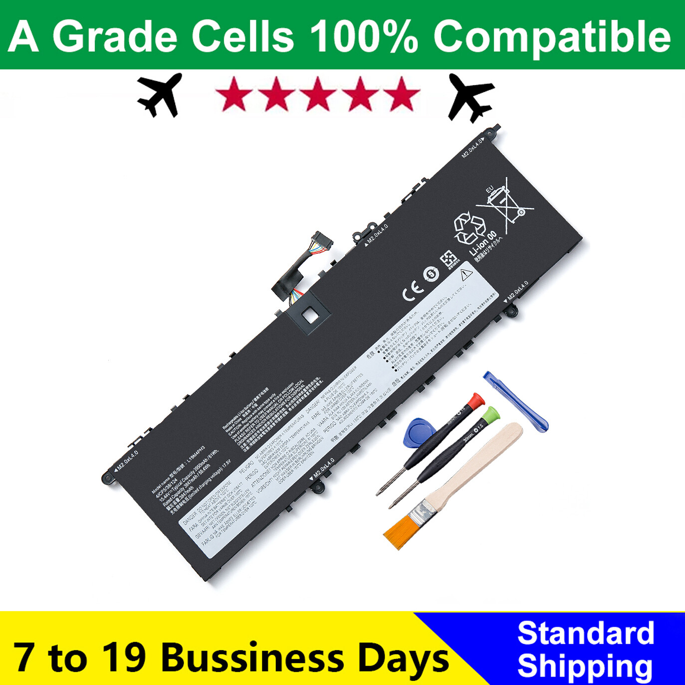 L19M4PH3 L19C4PH3 Battery For Lenovo Ideapad Yoga Slim 7 Pro-14ARH5 Pro-14ITL5