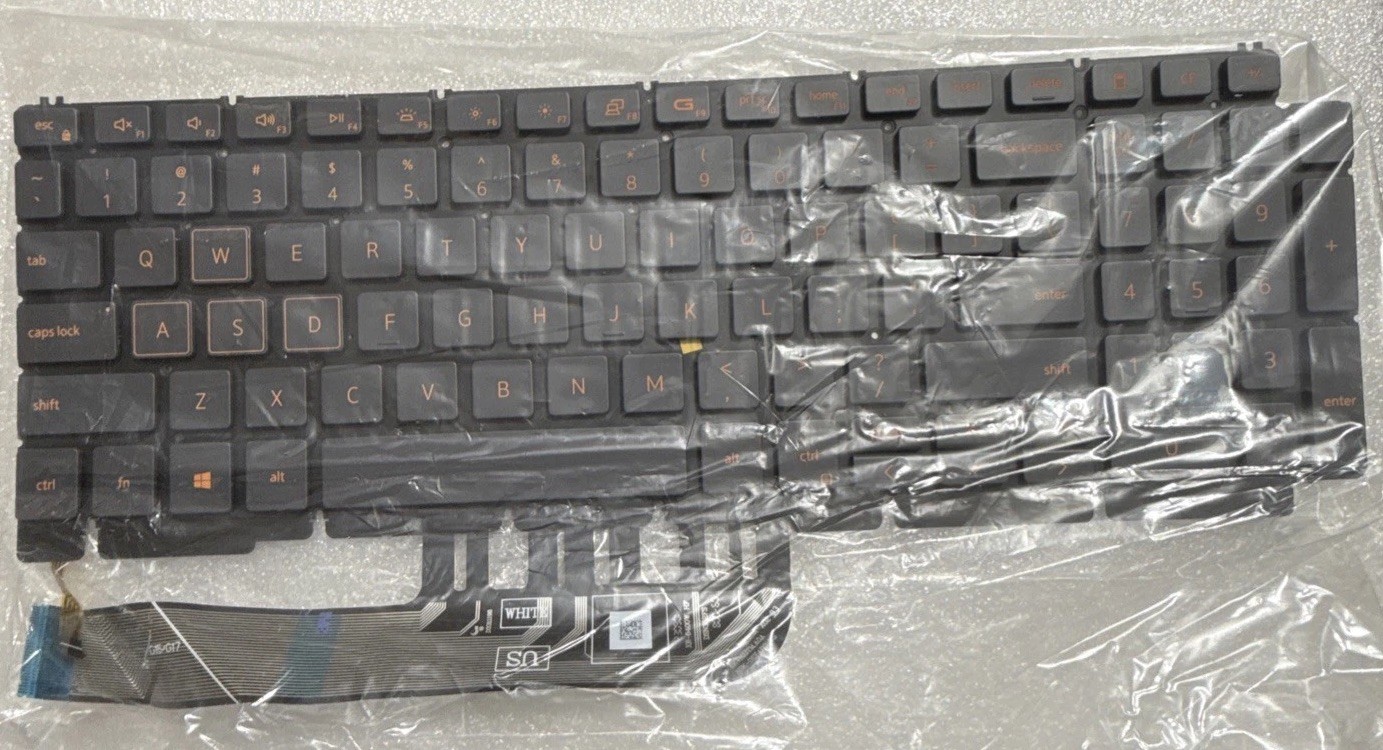 NEW DELL G15 5510 5511 5515 5520 Red US Backlit Keyboard H4XRJ TJ0J6 W0FYR NGMT