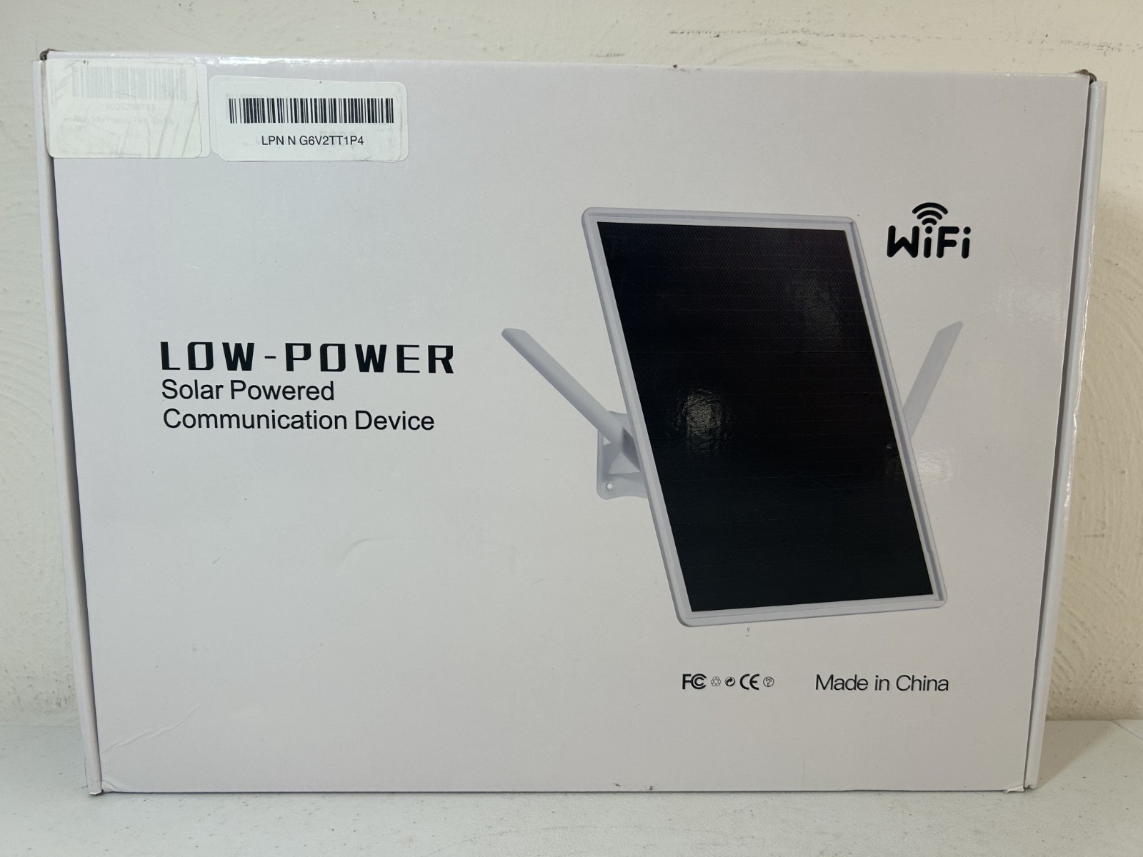 Tigerpai Low-Power Solar-Powered Panel WiFi Extender / Communication Device