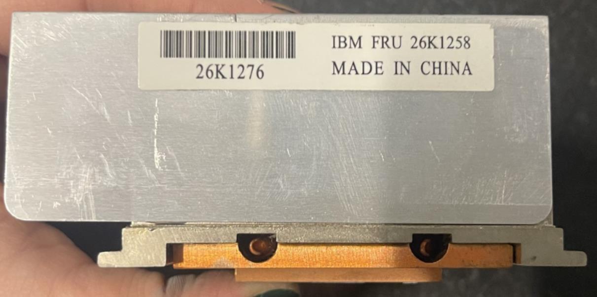 IBM 26K1276 ThinkCentre M52 Heatsink FRU 26K1258