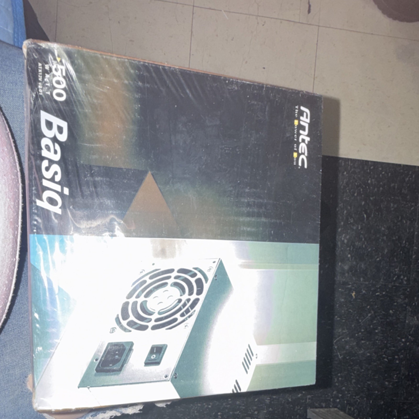 Antec Basiq BP500U 500W ATX Power Supply, Dual 12V Rails, SATA, 20+4 Pin