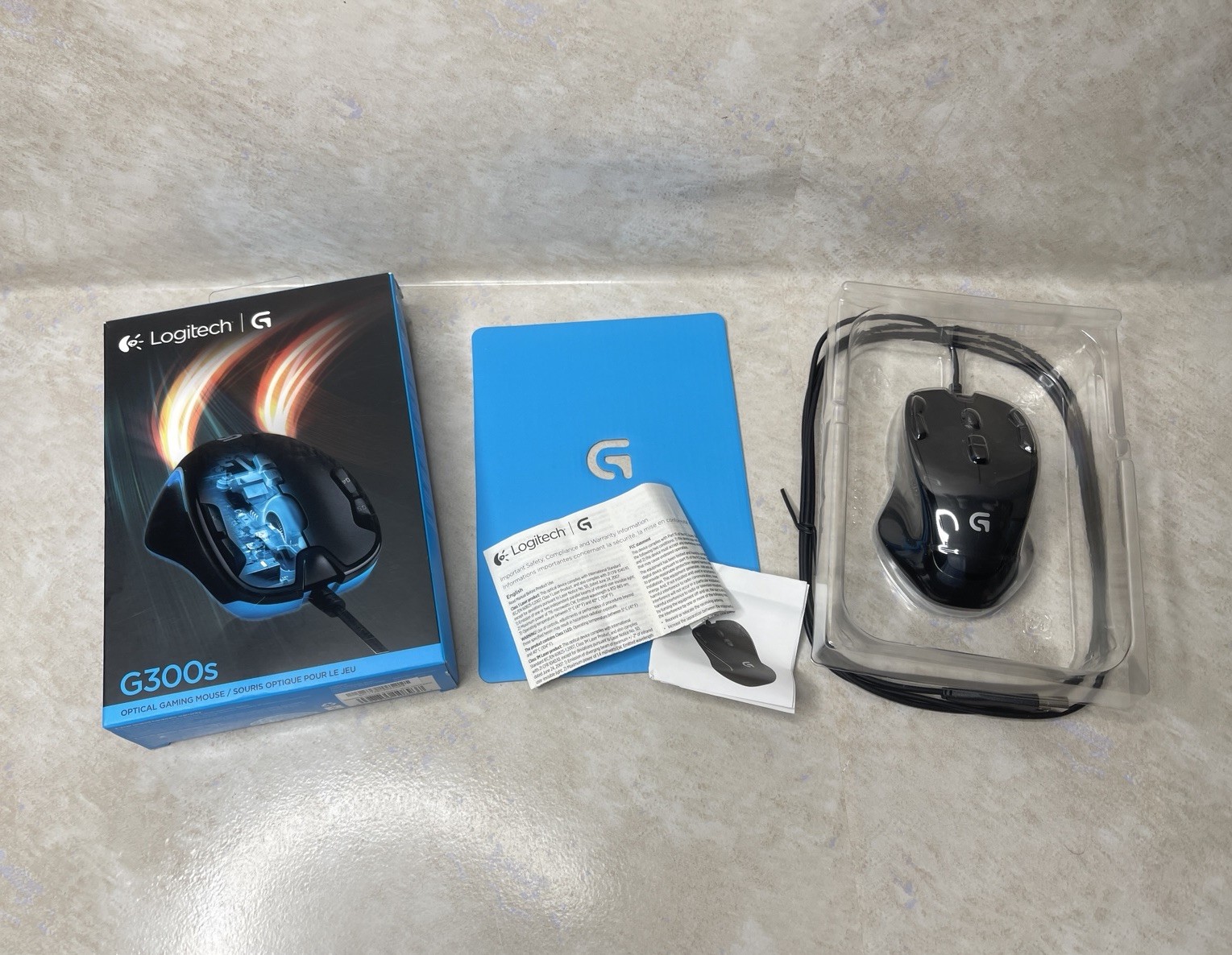 Logitech G300s Optical Ambidextrous Gaming Mouse – 9 Programmable Buttons