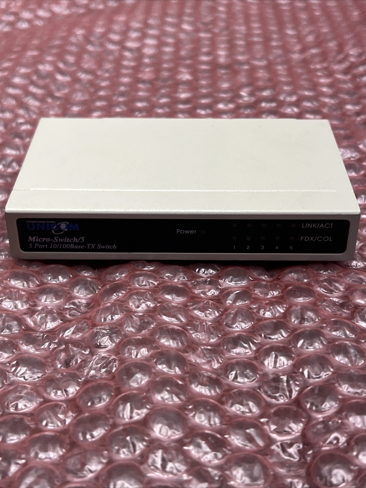 Used Unicom Micro Switch-5 5-PORT 10/100BASE-TX Switch FEP-32005T-1 Mico