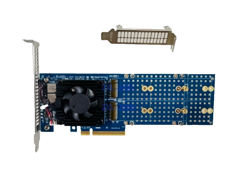1pcs PCIe 4.0 x8 PLX88024 NVMe M.2 Expansion Adapter Card