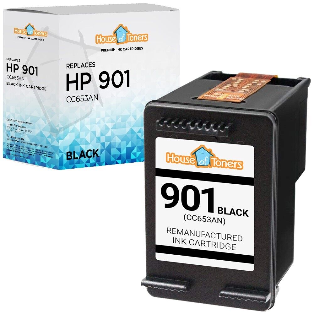 #901 Black Ink Cartridge for HP Officejet J4580 J4624 J4660 J4680 4500