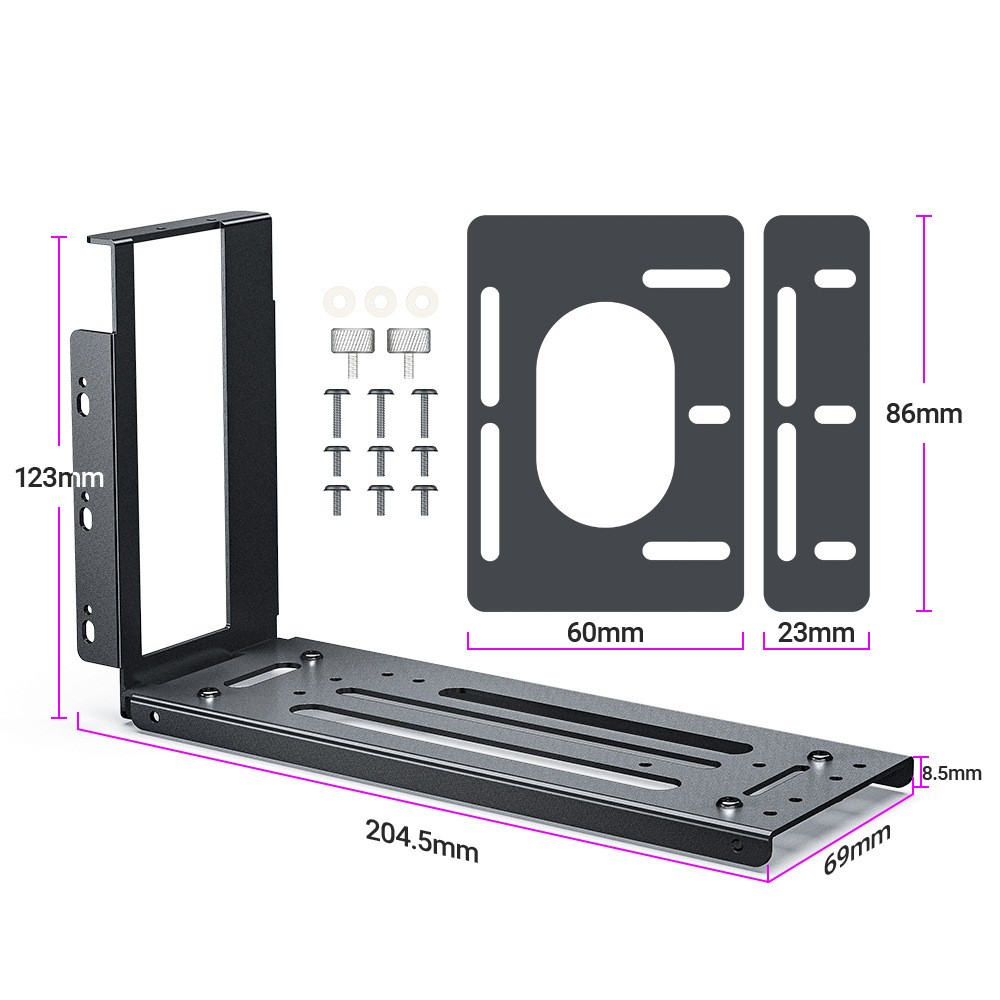 PCI-E 4.0 16X 90° High Speed Riser Cable for Vertical GPU Mount Bracket.