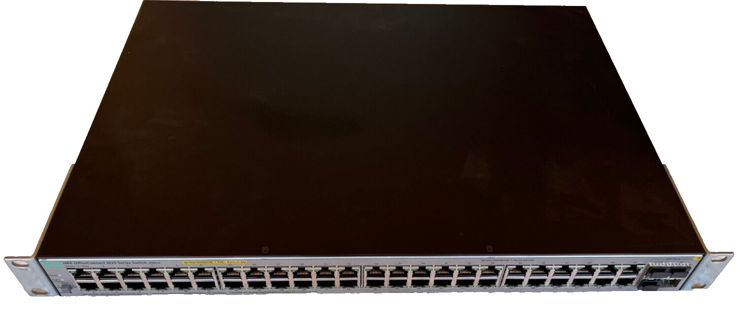 HPE J9984A OfficeConnect 1820-48-port-PoE+ Gigabit Network Switch Factory RESET