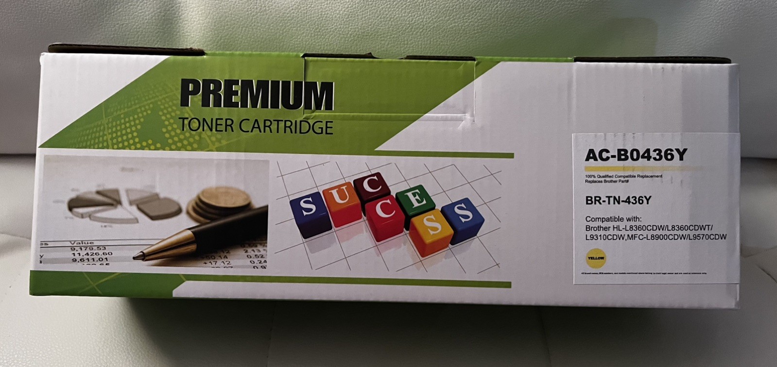 AC-B0436C TN436C  CYAN Super-High-Yield Toner Cartridge Genuine 
