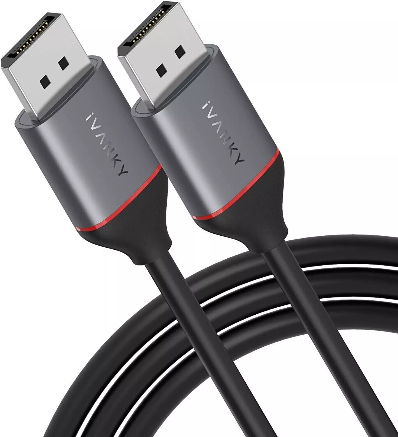 DisplayPort to Display Port Cable DP Male to Male Cord 4K HD Latches 6.6ft