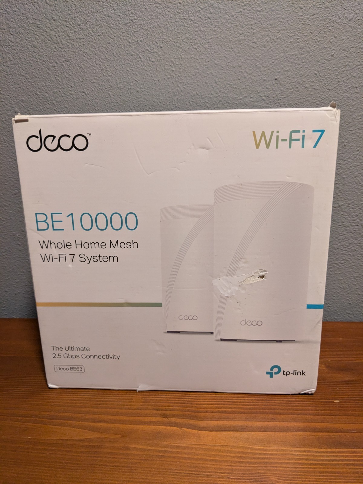 TP-Link Deco BE63 BE10000 Tri-Band WiFi 7 Mesh System 2.5GbpsPorts 2 Pack TESTED