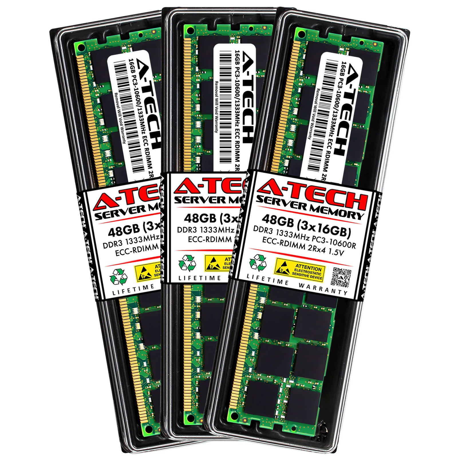 48GB 3x 16GB PC3-10600R RDIMM Dell PowerEdge C6105 Memory RAM