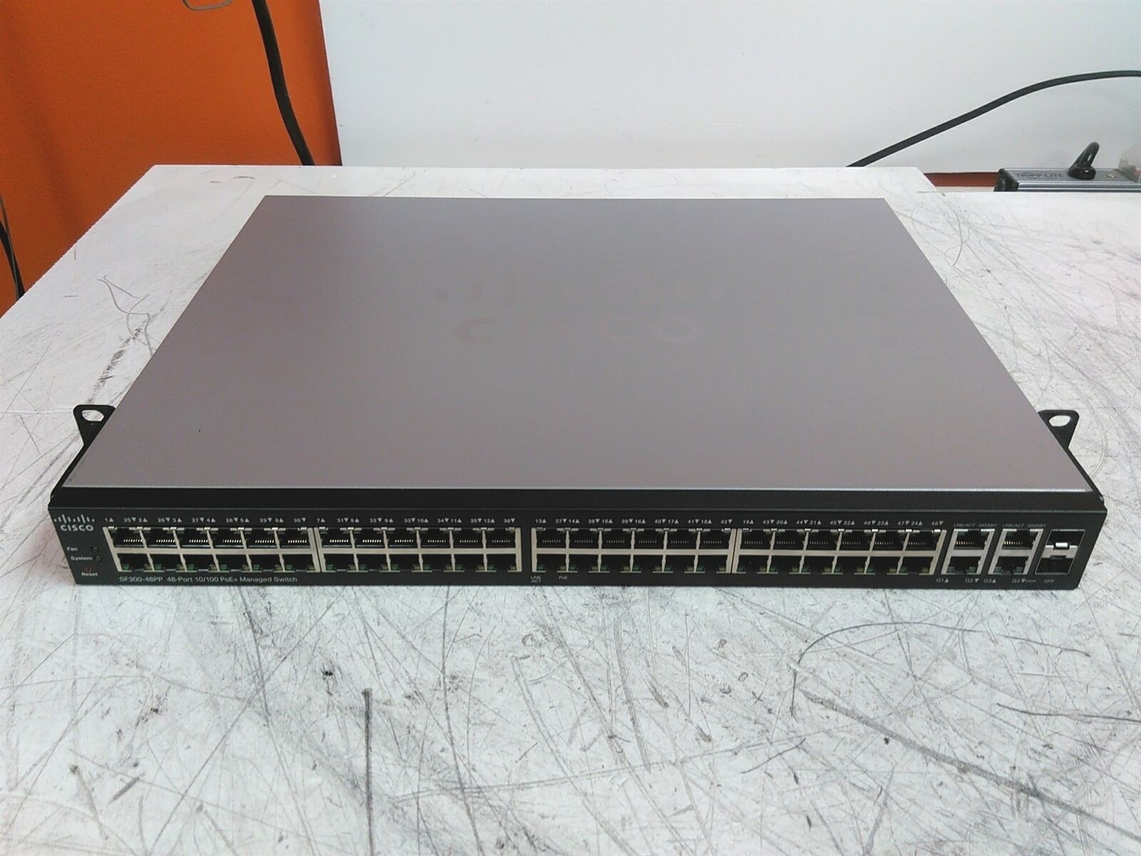 Cisco SF300-48PP 48 Port Managed PoE+ Network Switch 