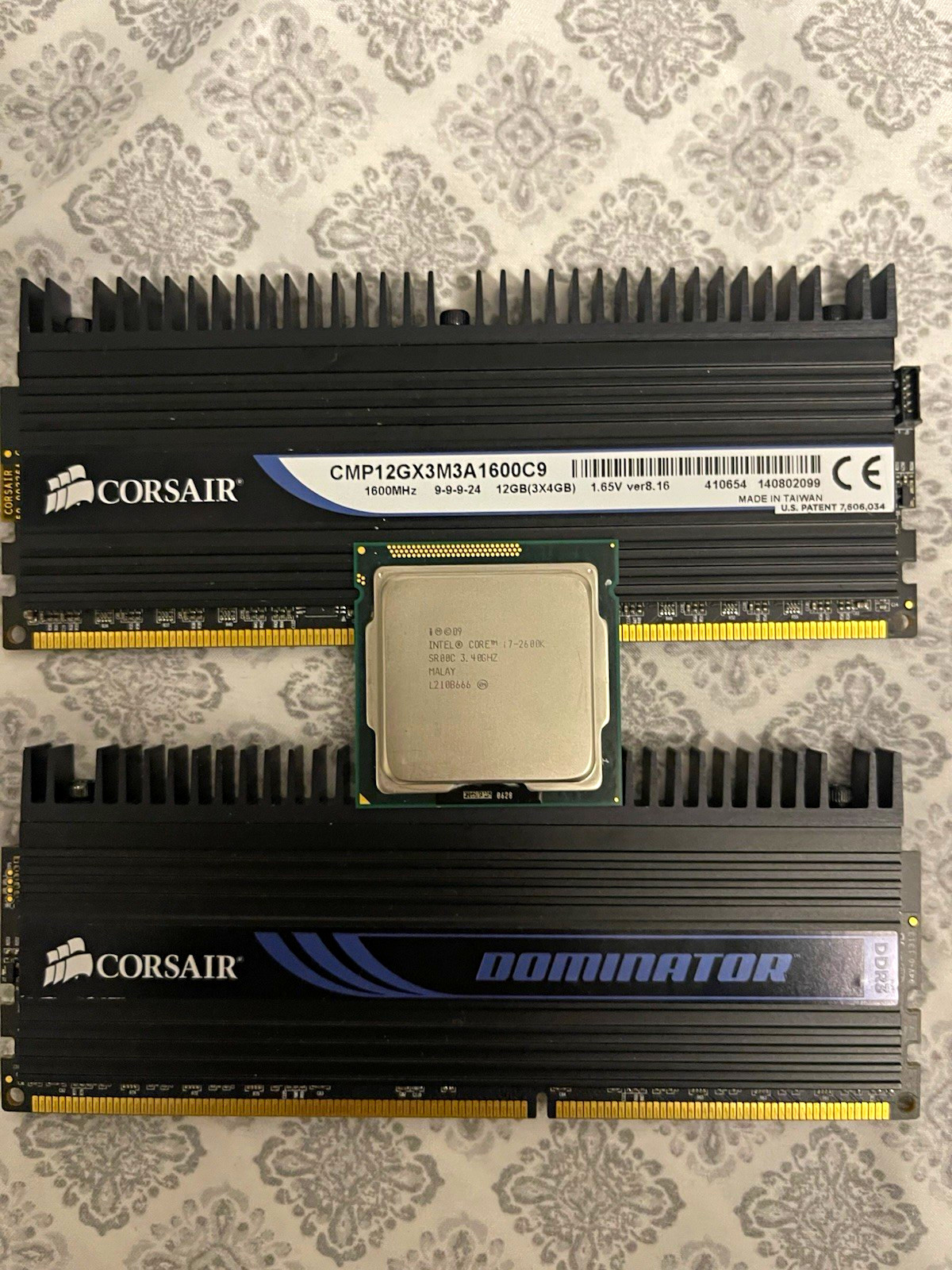 Intel 2600k + Corsair Dominator 2x4GB DDR3