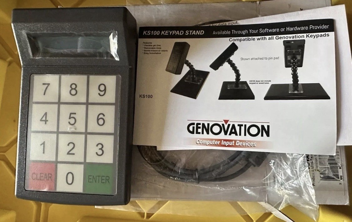 GENOVATION MINITERM 904-RJ NUMBER KEYPAD 12-KEY MEMBRANE