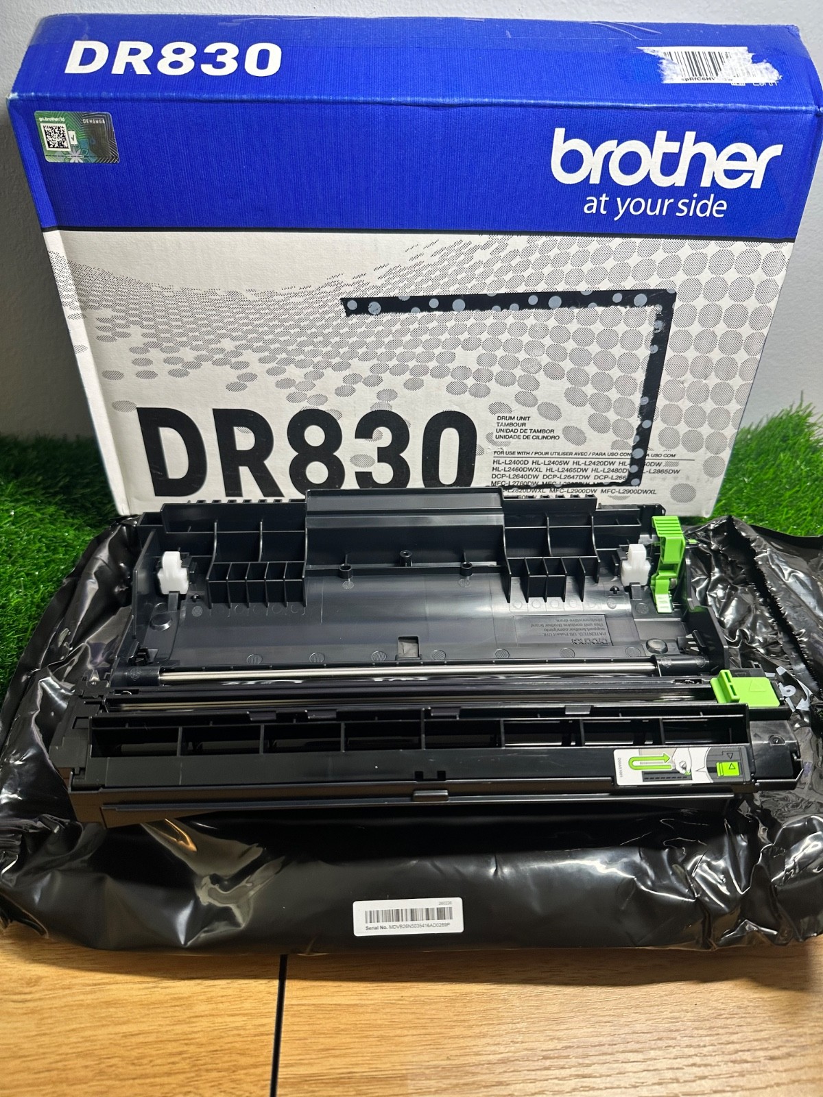 GENUINE Brother DR830 Drum Unit 15,000 Pages DR-830 HL-L2400D, HL-L2405W
