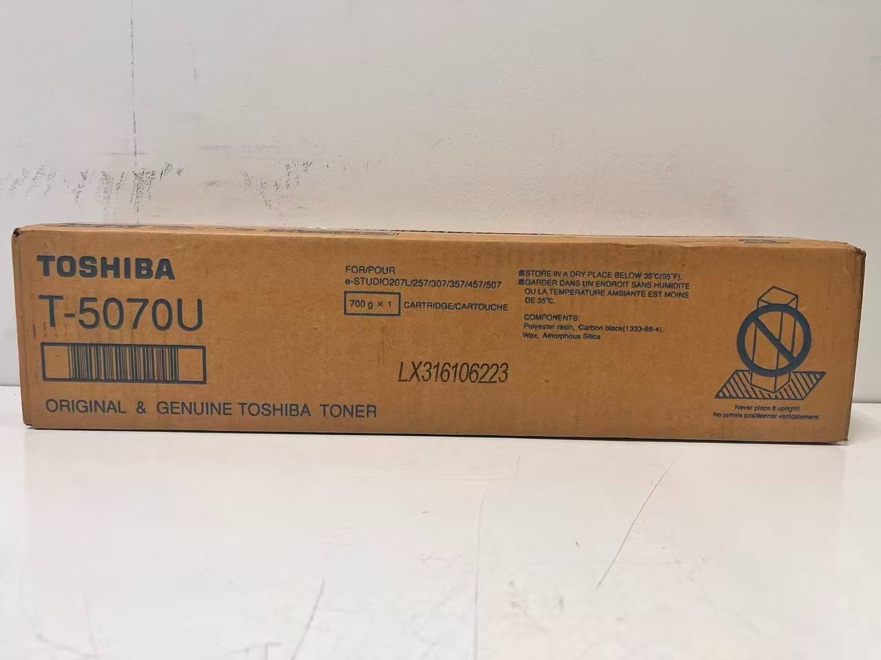 Genuine Toshiba T-5070U Black Toner Cartridge 207L/357/507