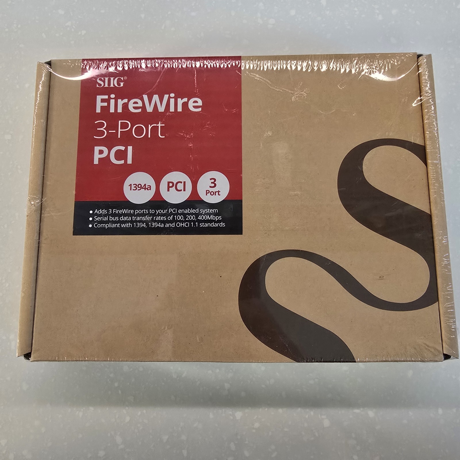SIIG 3-Port FireWire IEEE 1394 PCI Adapter Card (NN-400012-S8)