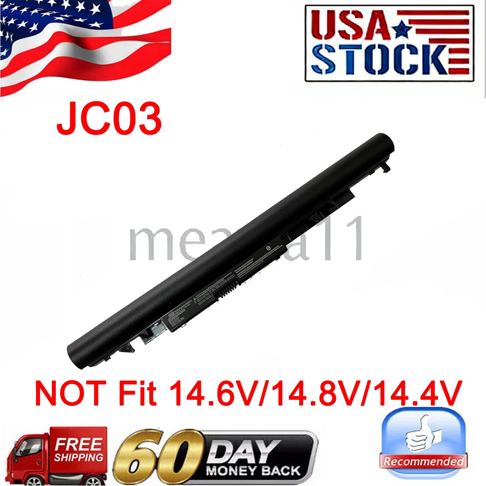 3 Cell JC03 JCO3 Battery for HP 919700-850 JC04 JCO4 919701-850 HSTNN-DB8A New