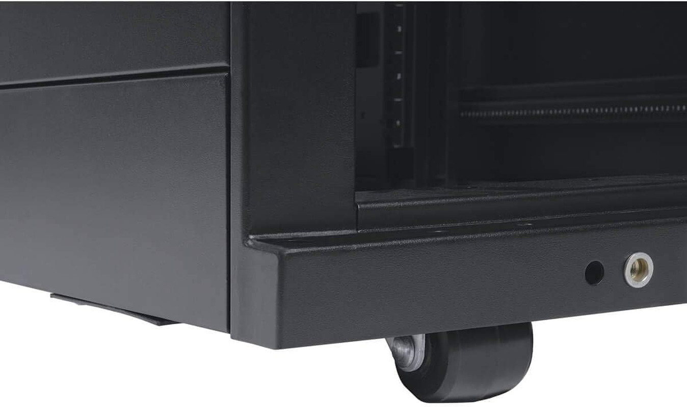 SRCASTER Rack Enclosure Cabinet Heavy Duty Mobile Rolling Caster Kit