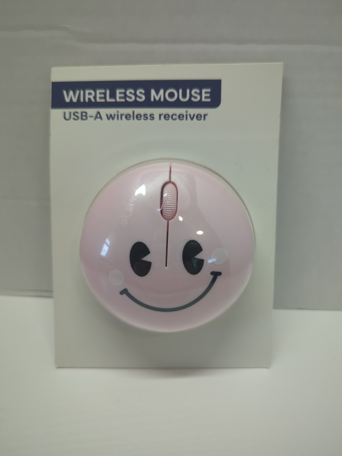 Target Bullseye's Smile Light Pink Vivitar Wireless Computer Mouse NEW
