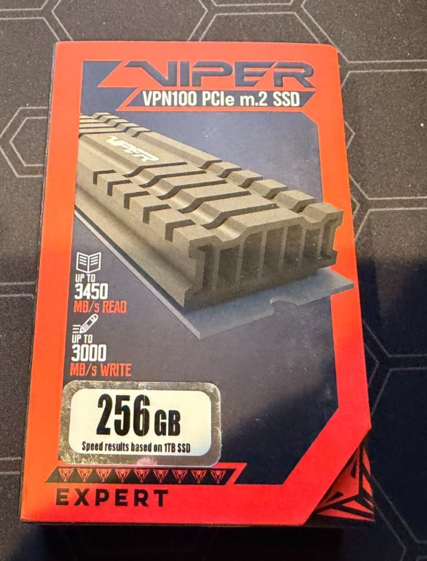Patriot Viper VPN100 256GB NVMe M.2 SSD VPN100-256GM28H PCIe