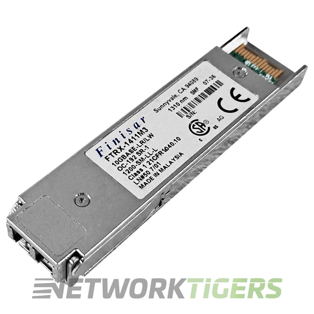 Finisar FTRX-1411M3 10GB BASE-LR/LW 1200-SM-LL-L 1310nm XFP Transceiver