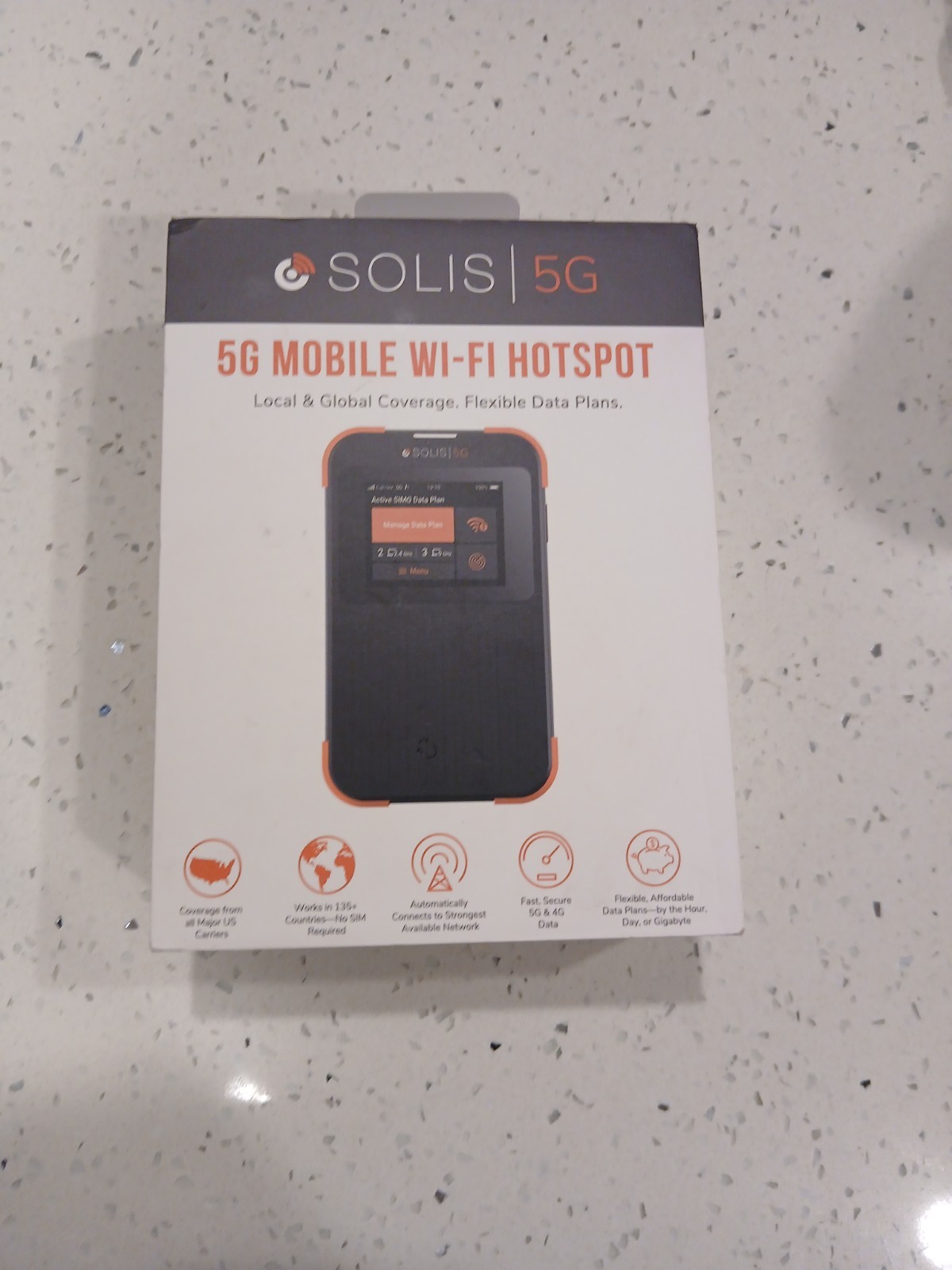 Solis 5G WiFi Mobile Hotspot for Travel, Local and International Coverage 
