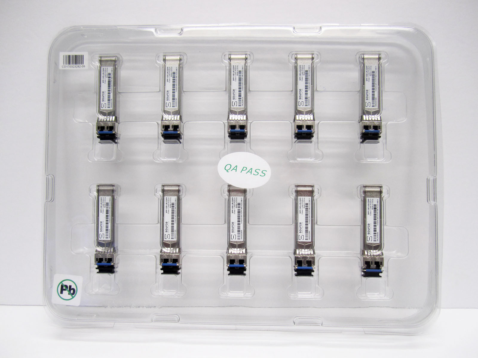 NEW Source Photonics 10GBASE-LR/LW SFP+ 1310nm 1.4km TX/RX 10G SPP-10E-LR-CDFP
