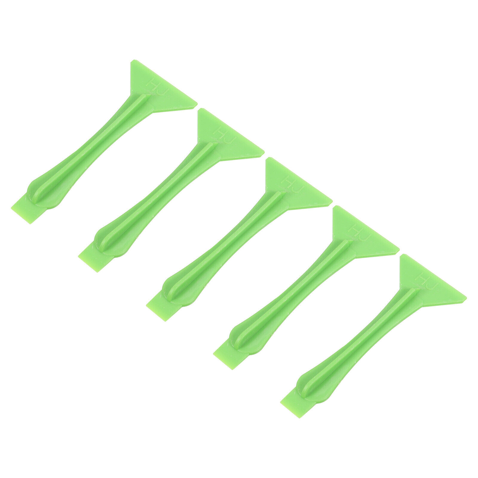 5pcs Universal Plastic Stick Spudger Crowbar Double Head Pry Opening Tools Green