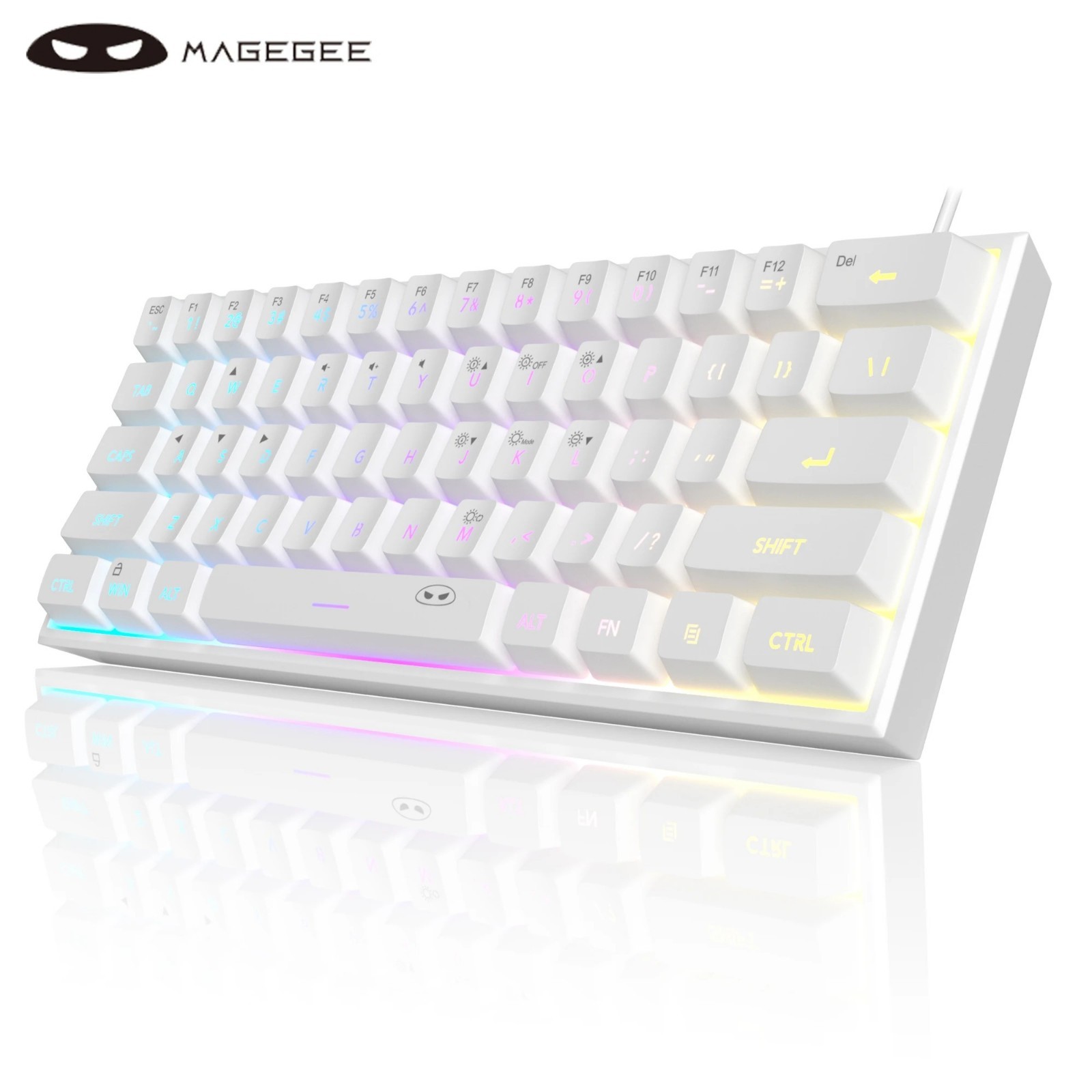 Pro Wired Gaming Mechanical Keyboard,75% Hot Swappable with Knob RGB Backlit