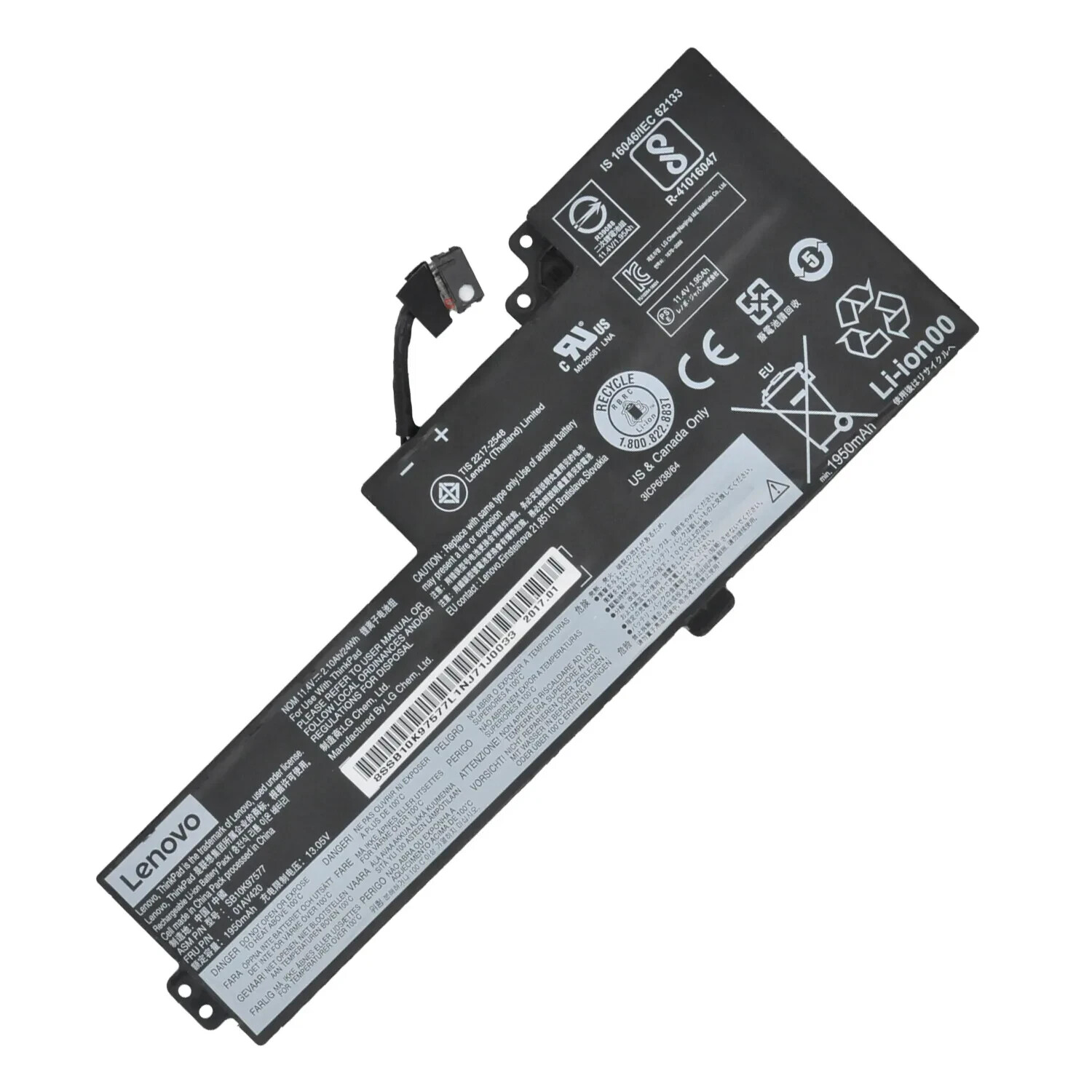 Genuine 01AV419 01AV420 01AV421 Battery Lenovo ThinkPad T470 T480 A475 A485 TP25